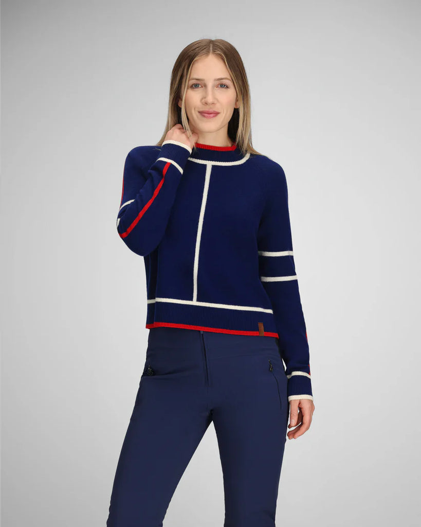 Obermeyer Women's Slopeside Mockneck-Midnight Navy-Killington Sports