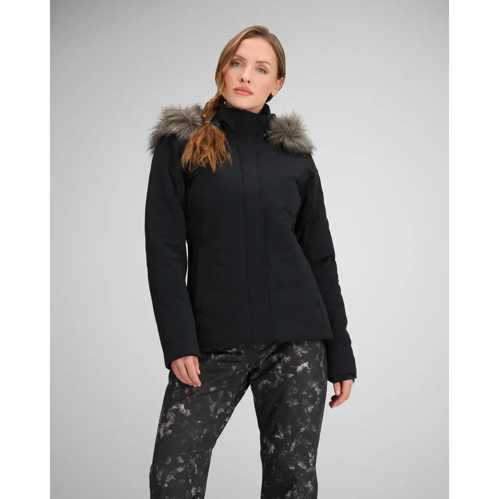 Obermeyer Women's Tuscany Ellte Jacket-Black-Killington Sports