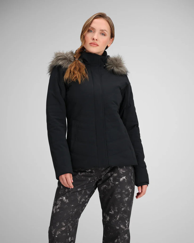 Obermeyer Women's Tuscany Ellte Jacket-Black-Killington Sports