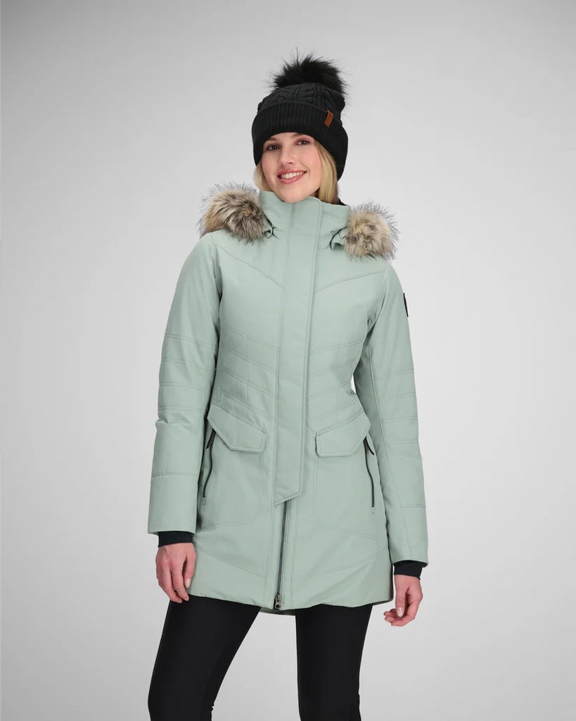 Obermeyer Womnen's Sojourner Down Jacket-Summit Sage-Killington Sports