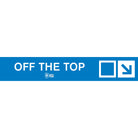 Off the Top Mountain Bike Trail Sign-Killington Sports