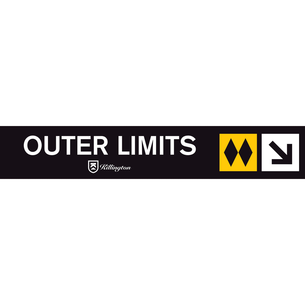 Outer Limits Trail Sign-Killington Sports