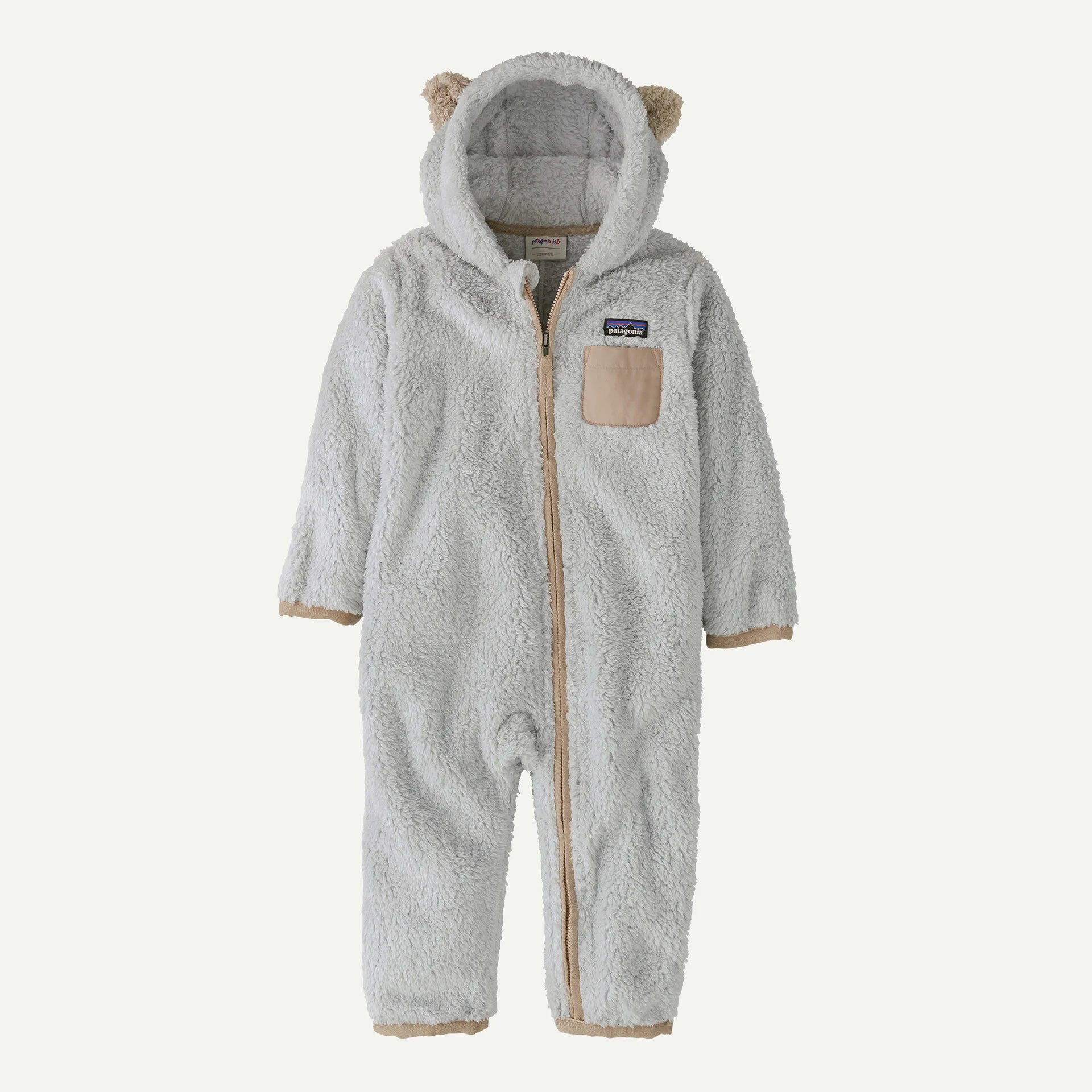 Patagonia Baby Furry Friends Fleece Bunting-Crisp Grey-Killington Sports