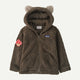 Patagonia Baby Furry Friends Fleece Hoody-Amanita Rita Patch: Marlow Brown-Killington Sports