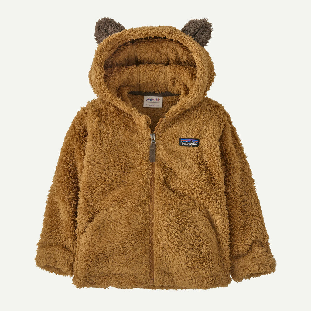 Patagonia Baby Furry Friends Fleece Hoody-Nest Brown-Killington Sports