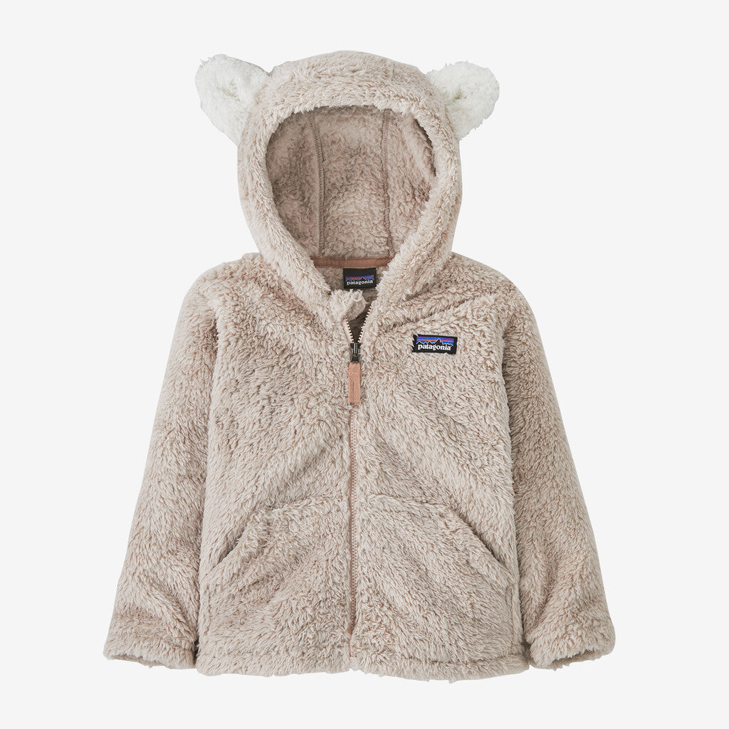 Patagonia Baby Furry Friends Fleece Hoody-Shroom Taupe-Killington Sports