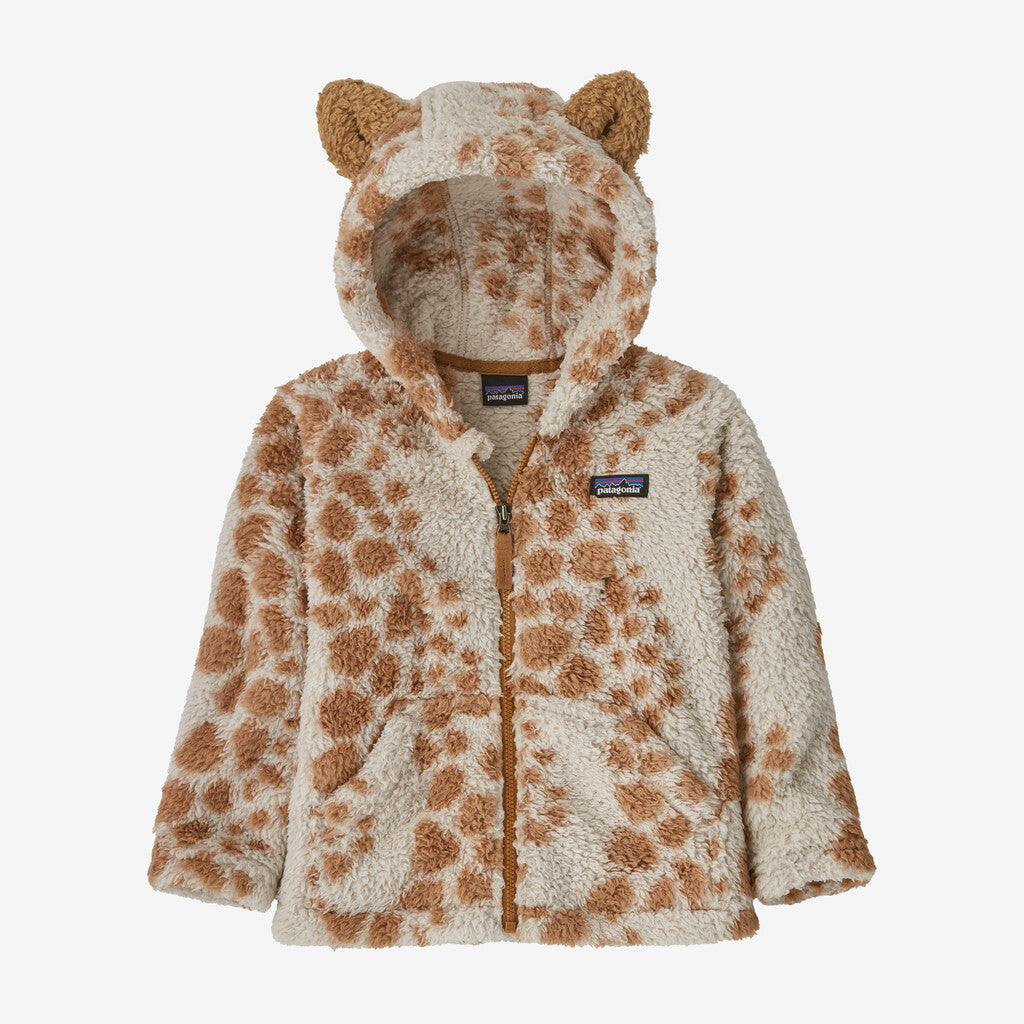 Patagonia Baby Furry Friends Fleece Hoody-Venado: Shroom Taupe-Killington Sports