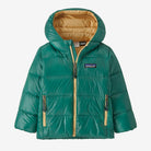 Patagonia Baby Hi-Loft Down Sweater™ Hoody-Conifer Green-Killington Sports