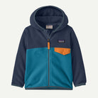 Patagonia Baby Micro D Snap-T Jacket-Glacial Blue-Killington Sports
