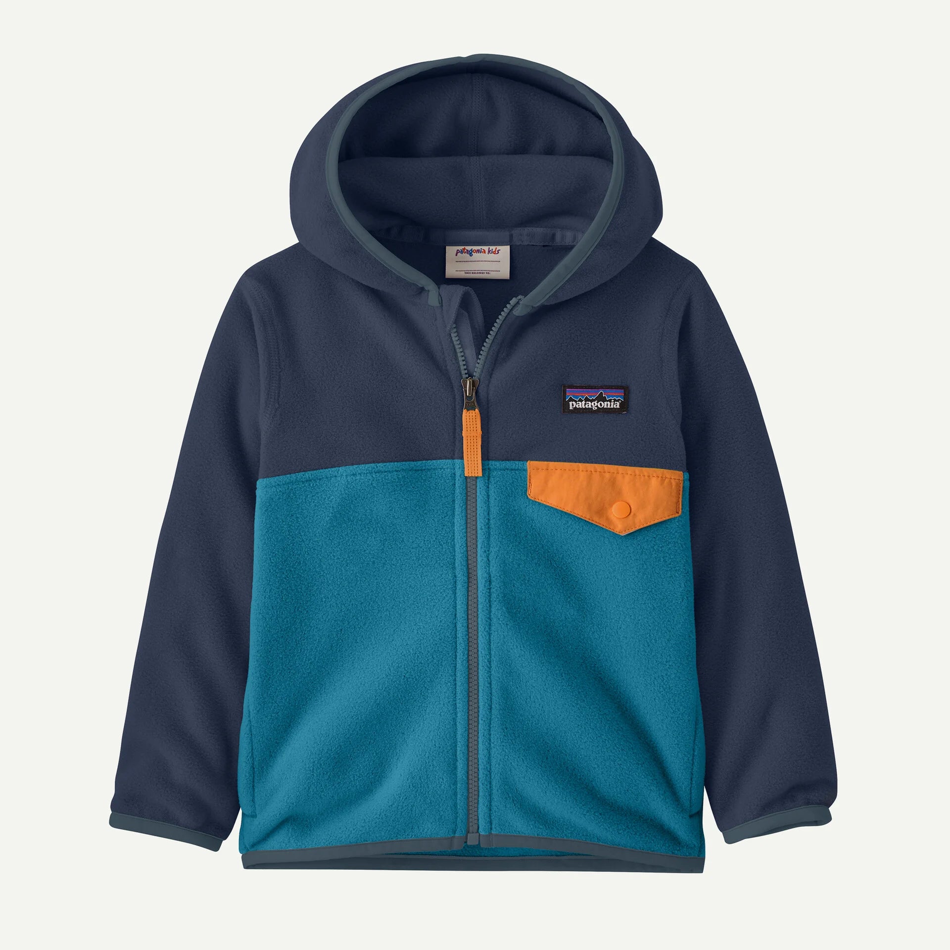 Patagonia Baby Micro D Snap-T Jacket-Glacial Blue-Killington Sports