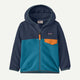Patagonia Baby Micro D Snap-T Jacket-Glacial Blue-Killington Sports