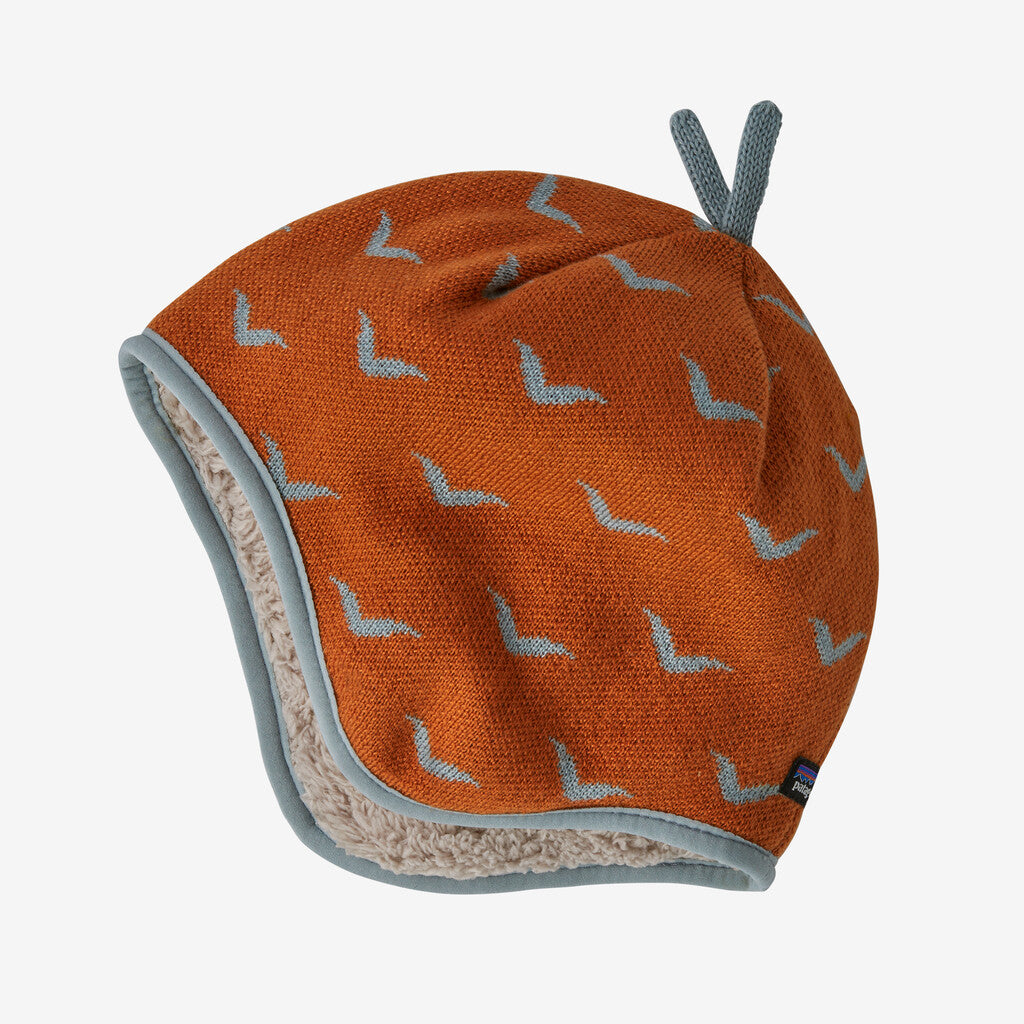 Patagonia Baby Reversible Beanie-Blue Bird Day: Redtail Rust-Killington Sports