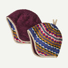 Patagonia Baby Reversible Beanie-Diamond Stripe: Rutabaga White-Killington Sports