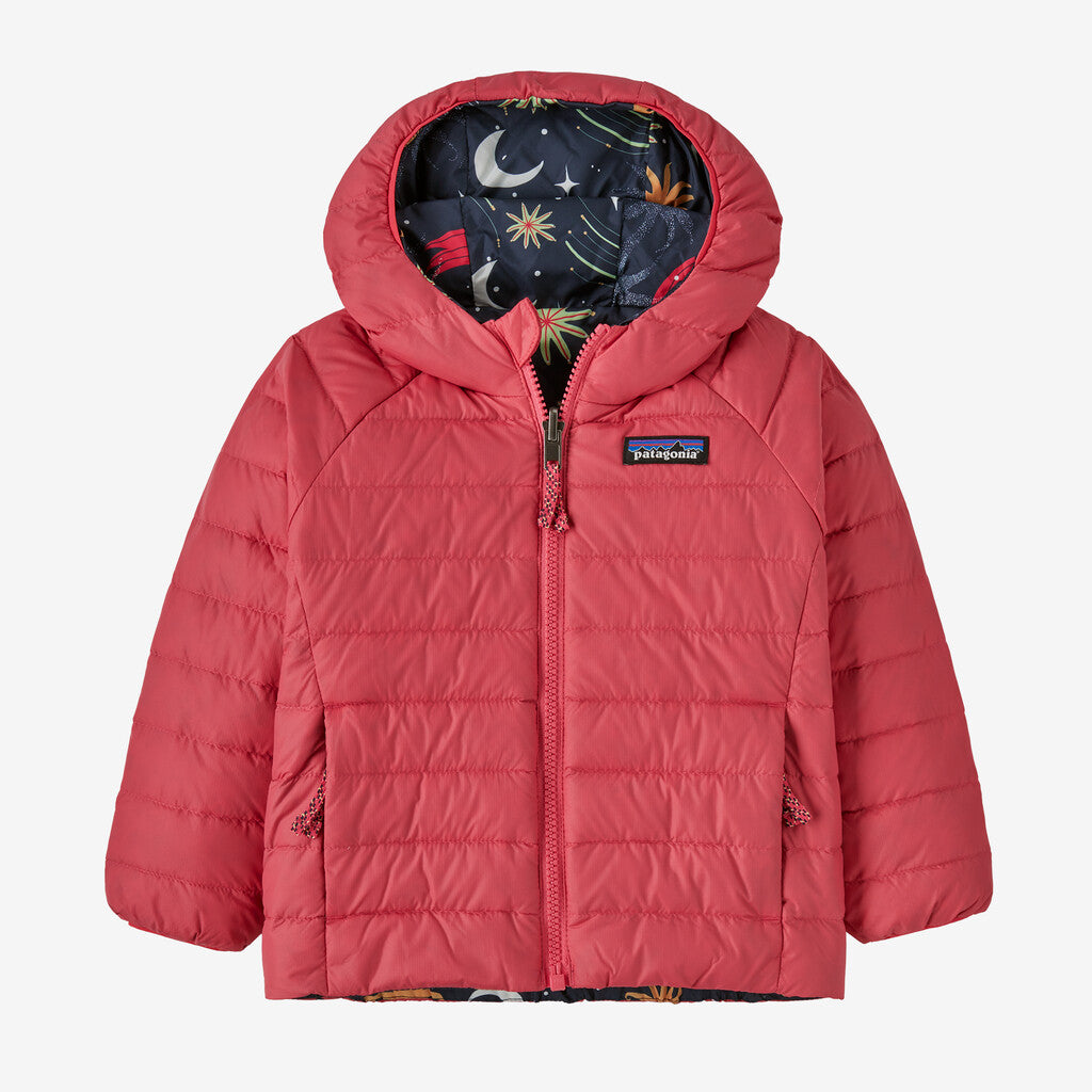 Patagonia Baby Reversible Down Sweater™ Hoody-Cosmic Sea: New Navy-Killington Sports