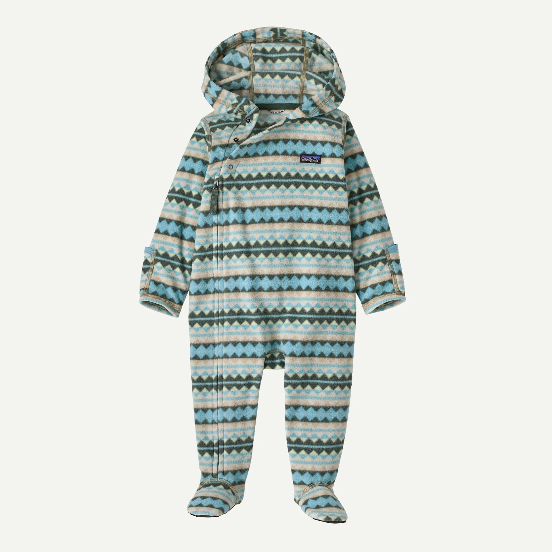 Patagonia Infant Micro D Bunting-Diamond Stripe: Snowmelt Blue-Killington Sports