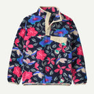 Patagonia Kids' Lightweight Synchilla® Snap-T® Fleece Pullover-Hopes and Blooms: New Navy-Killington Sports