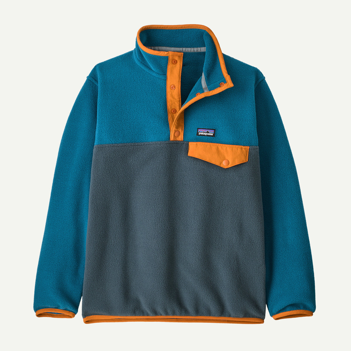 Patagonia Kids' Lightweight Synchilla® Snap-T® Fleece Pullover-Summit Blue-Killington Sports
