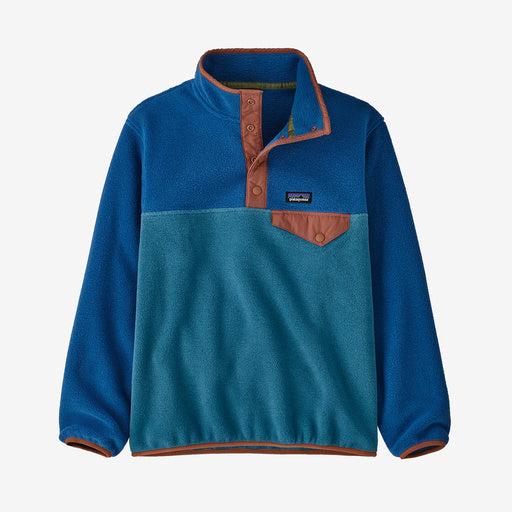 Patagonia Kids' Lightweight Synchilla® Snap-T® Fleece Pullover-Wavy Blue-Killington Sports