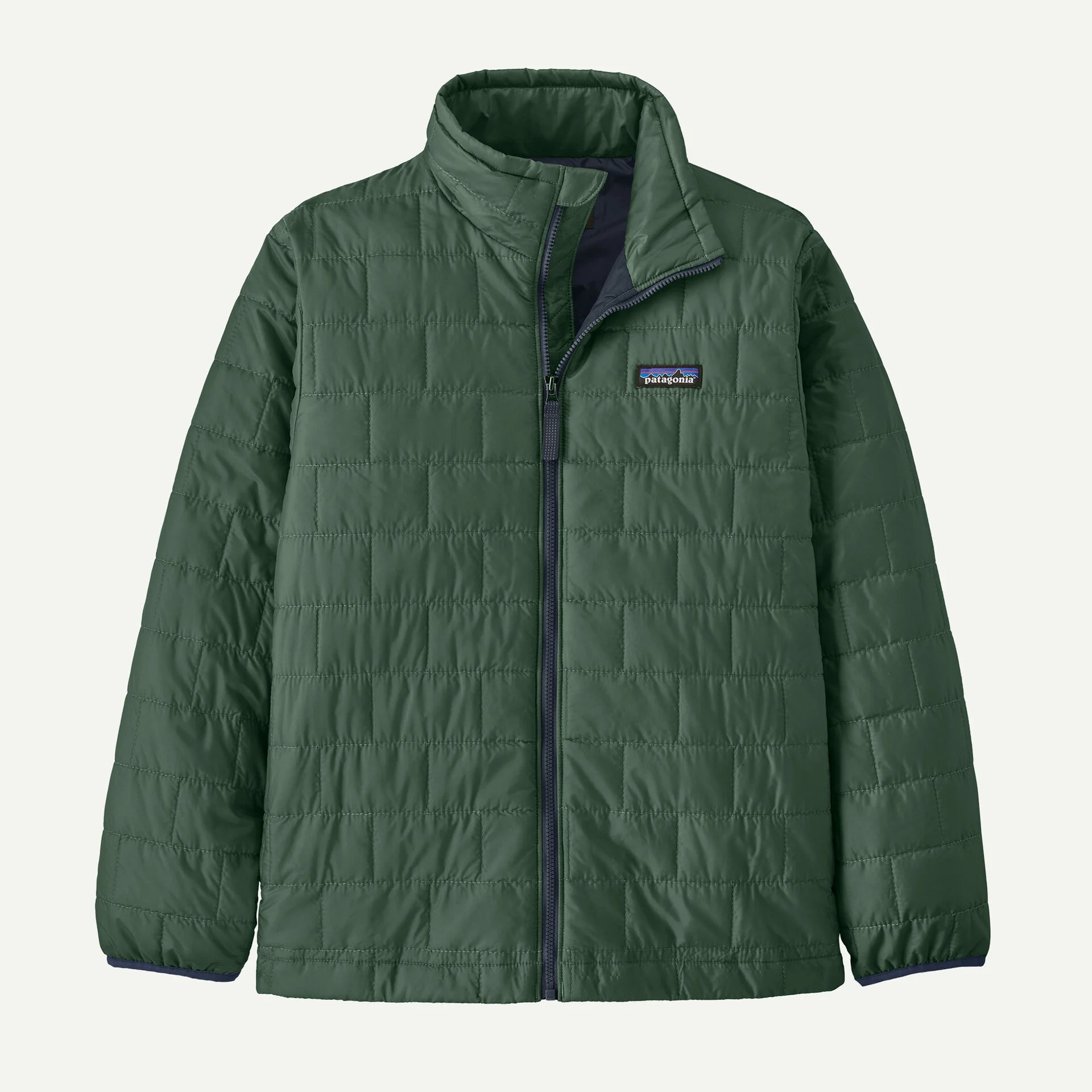 Patagonia Kids' Nano Puff Brick Quilt Jacket-Canopy Green-Killington Sports