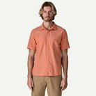 Patagonia Men's Back Step Shirt-Swell Dobby: Coal Orange-Killington Sports