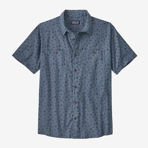 Patagonia Men's Back Step Shirt-Tiny Islands: Utility Blue-Killington Sports