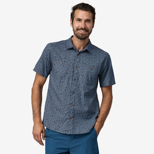 Patagonia Men's Back Step Shirt-Tiny Islands: Utility Blue-Killington Sports