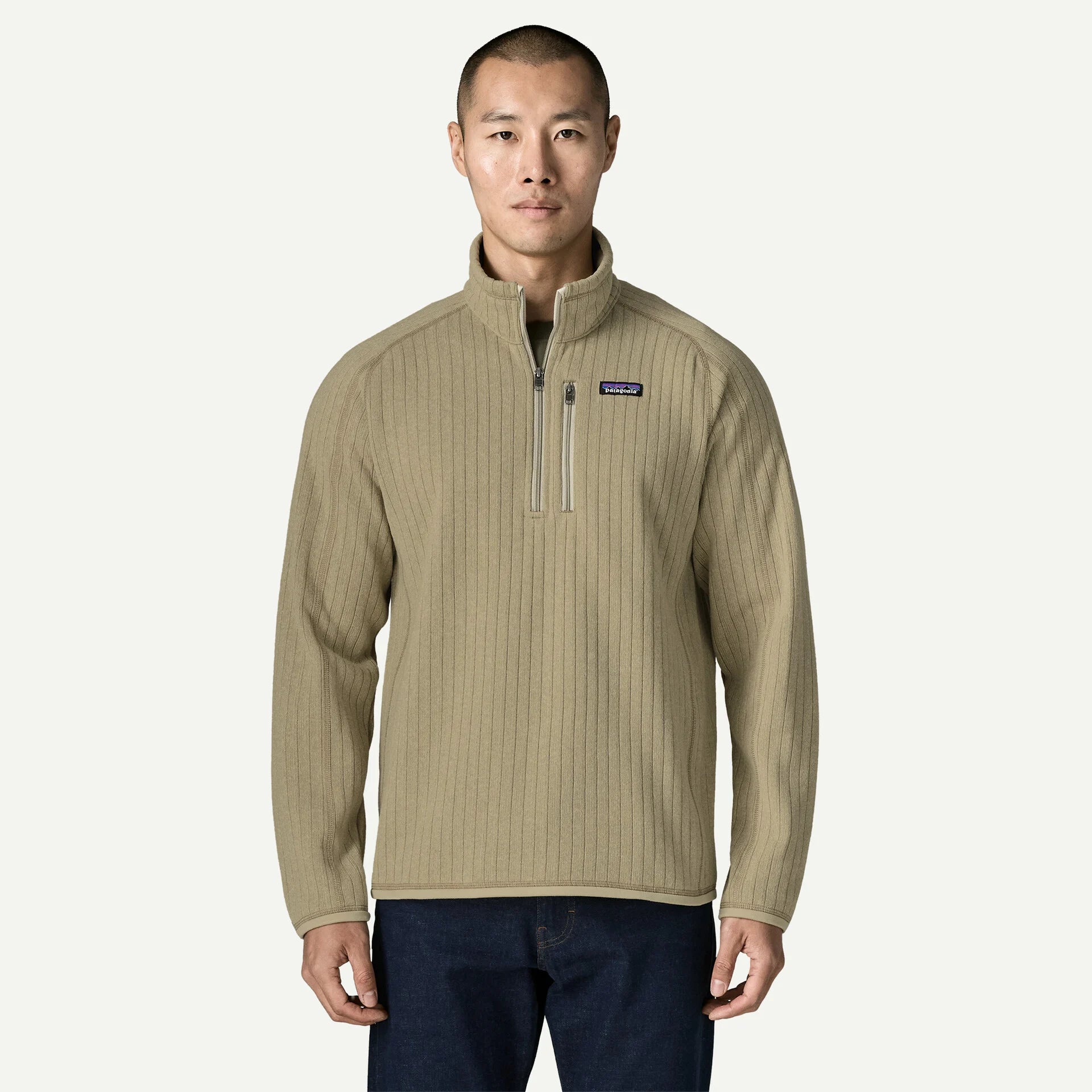 Patagonia Men's Better Sweater® 1/4-Zip Fleece-Weathered Stone Rib Knit-Killington Sports
