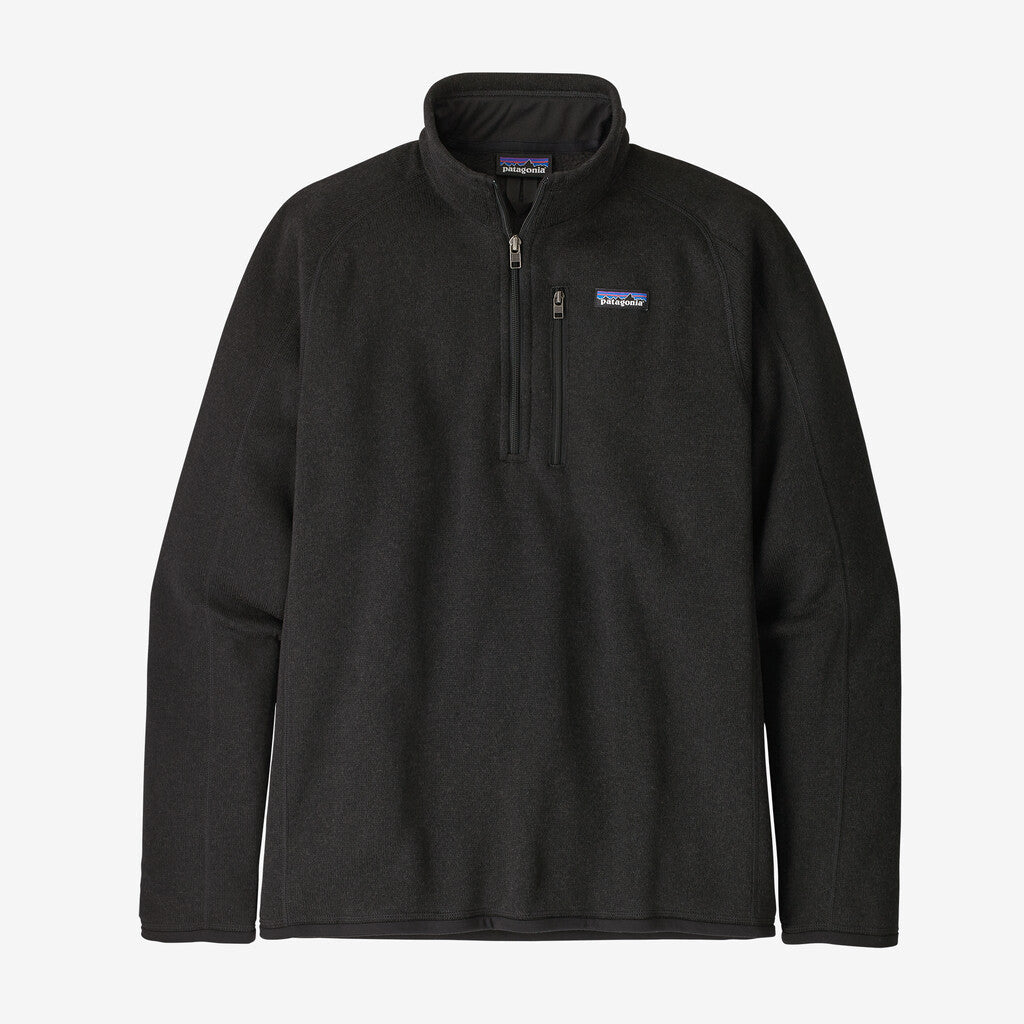 Patagonia Men's Better Sweater® 1/4-Zip Fleece-Black-Killington Sports