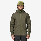 Patagonia Men's Boulder Fork Rain Jacket-Basin Green-Killington Sports