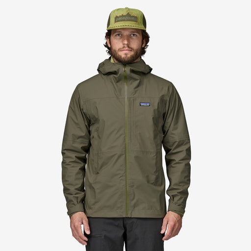 Patagonia Men's Boulder Fork Rain Jacket-Basin Green-Killington Sports