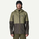 Patagonia Men's Boulder Fork Rain Jacket-Forge Grey w/River Rock Green-Killington Sports
