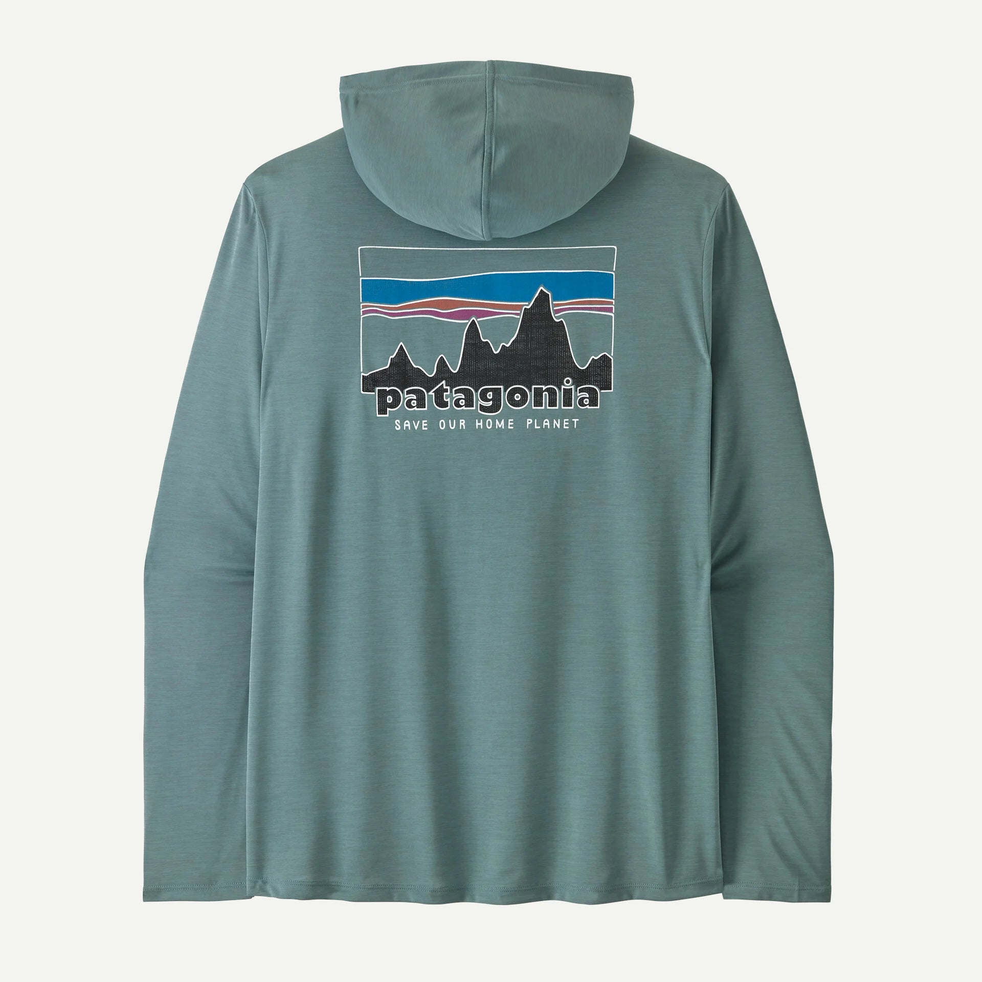 Patagonia Men's Capilene® Cool Daily Hoody - '73 Skyline-Blue Sage - Light Blue Sage X-Dye-Killington Sports