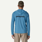 Patagonia Men's Capilene® Cool Daily Hoody - Casting Logo-Shore Blue - Light Shore Blue X-Dye-Killington Sports