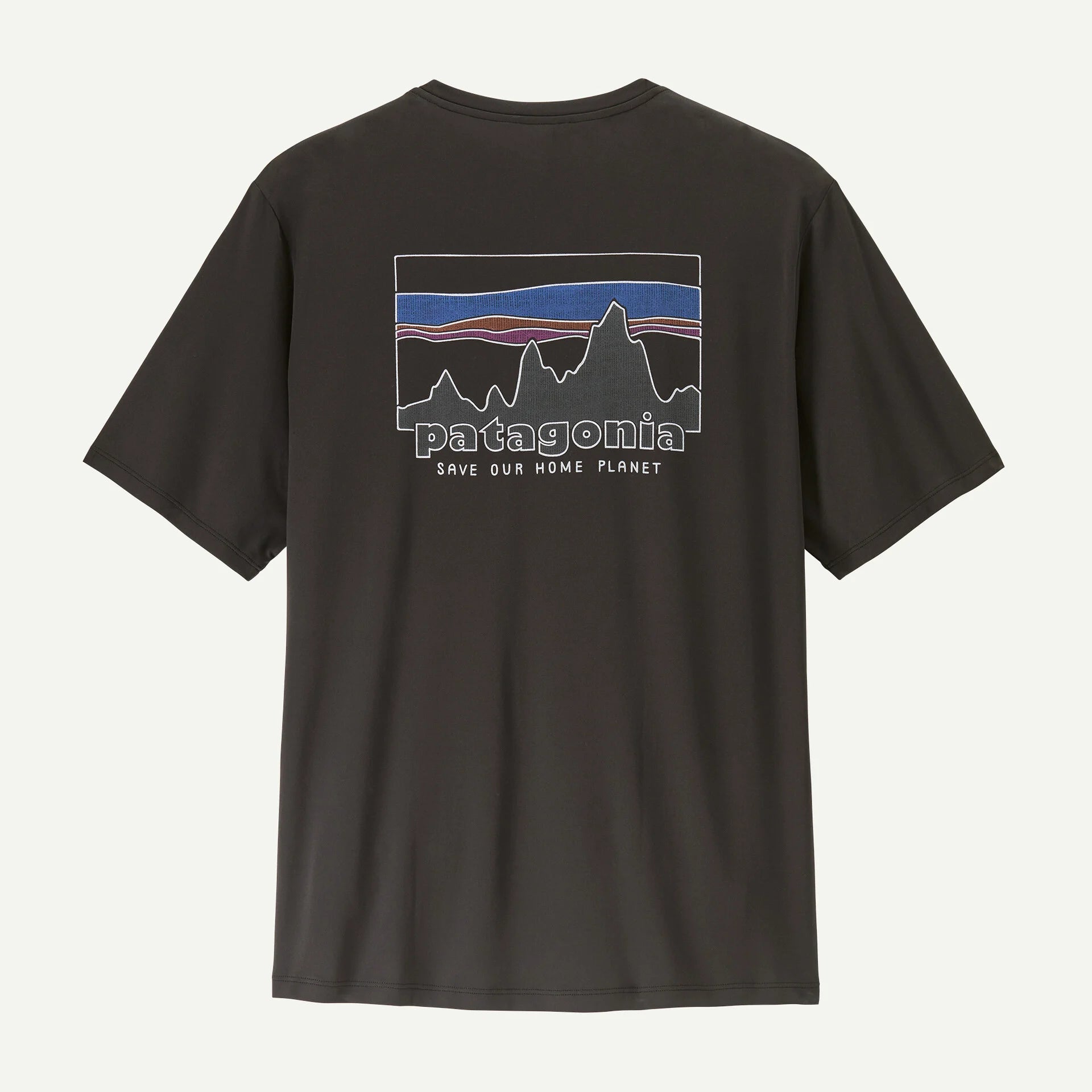 Patagonia Men's Capilene® Cool Daily Shirt - '73 Skyline-Black-Killington Sports