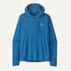 Patagonia Men's Capilene® Cool Sun Hoody - Cloud Crag Crest-Aquatic Blue - Light Aquatic Blue X-Dye-Killington Sports
