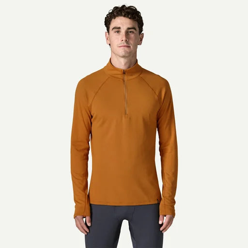 Patagonia Men's Capilene® Midweight Zip-Neck Pullover-Cinnamon Brown-Killington Sports