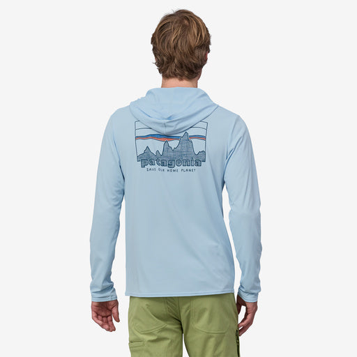 Patagonia Men's Capilene® Cool Daily Graphic Hoody-'73 Skyline: Chilled Blue-Killington Sports