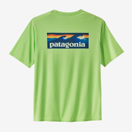 Patagonia Men's Capilene® Cool Daily Graphic Shirt - Waters-Boardshort Logo: Salamander Green-Killington Sports