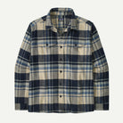 Patagonia Men's Fjord Flannel Shirt-Hibernate: Sunken Blue-Killington Sports