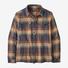 Patagonia Men's Fjord Flannel Shirt-Sunrise Ridge: Forge Grey-Killington Sports