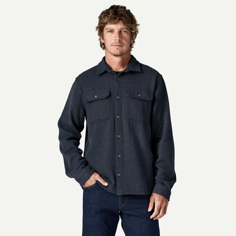 Patagonia Men's Fjord Loft Shirt-Mirror Weave: Summit Blue-Killington Sports