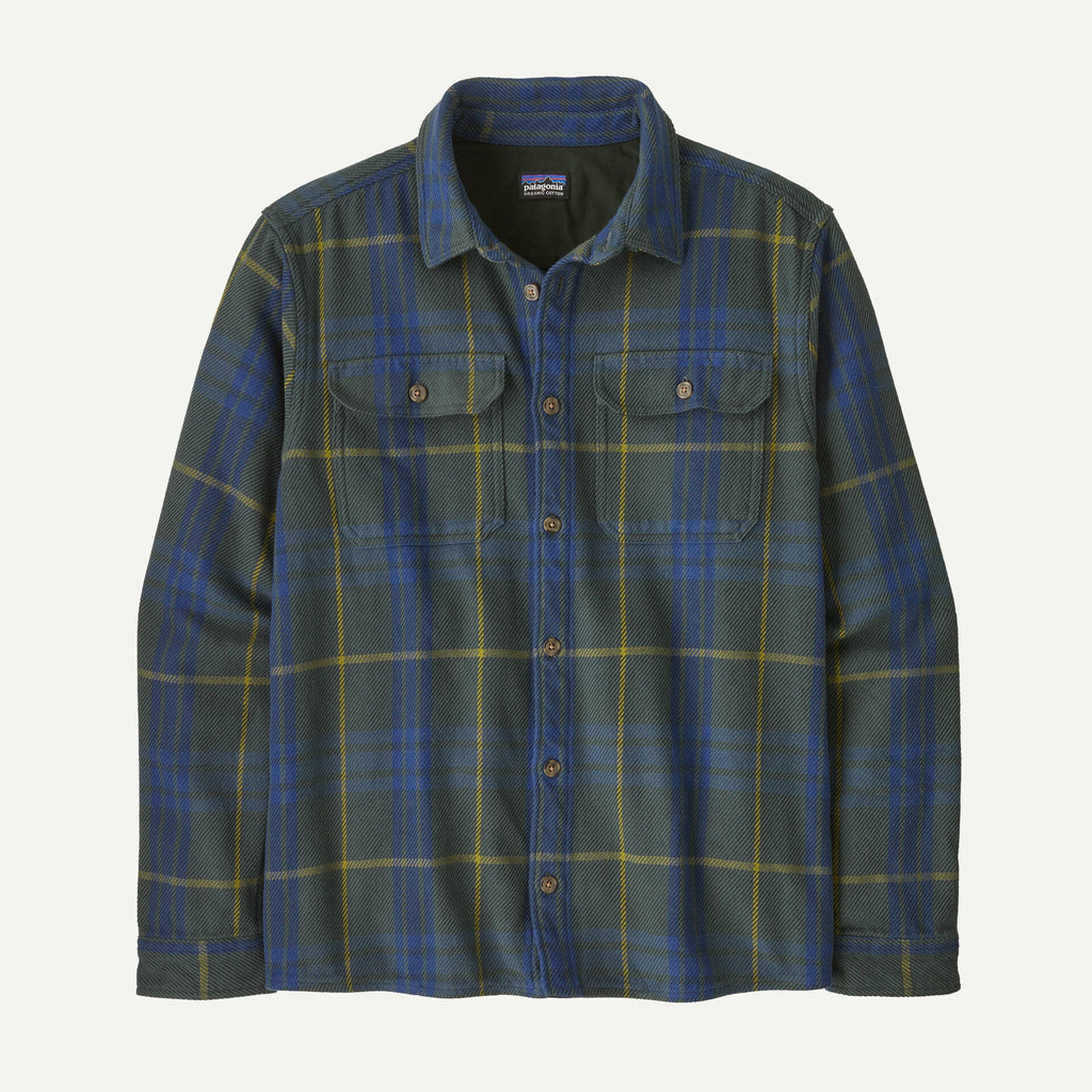Patagonia Men's Fjord Loft Shirt-Netted: Old Growth Green-Killington Sports