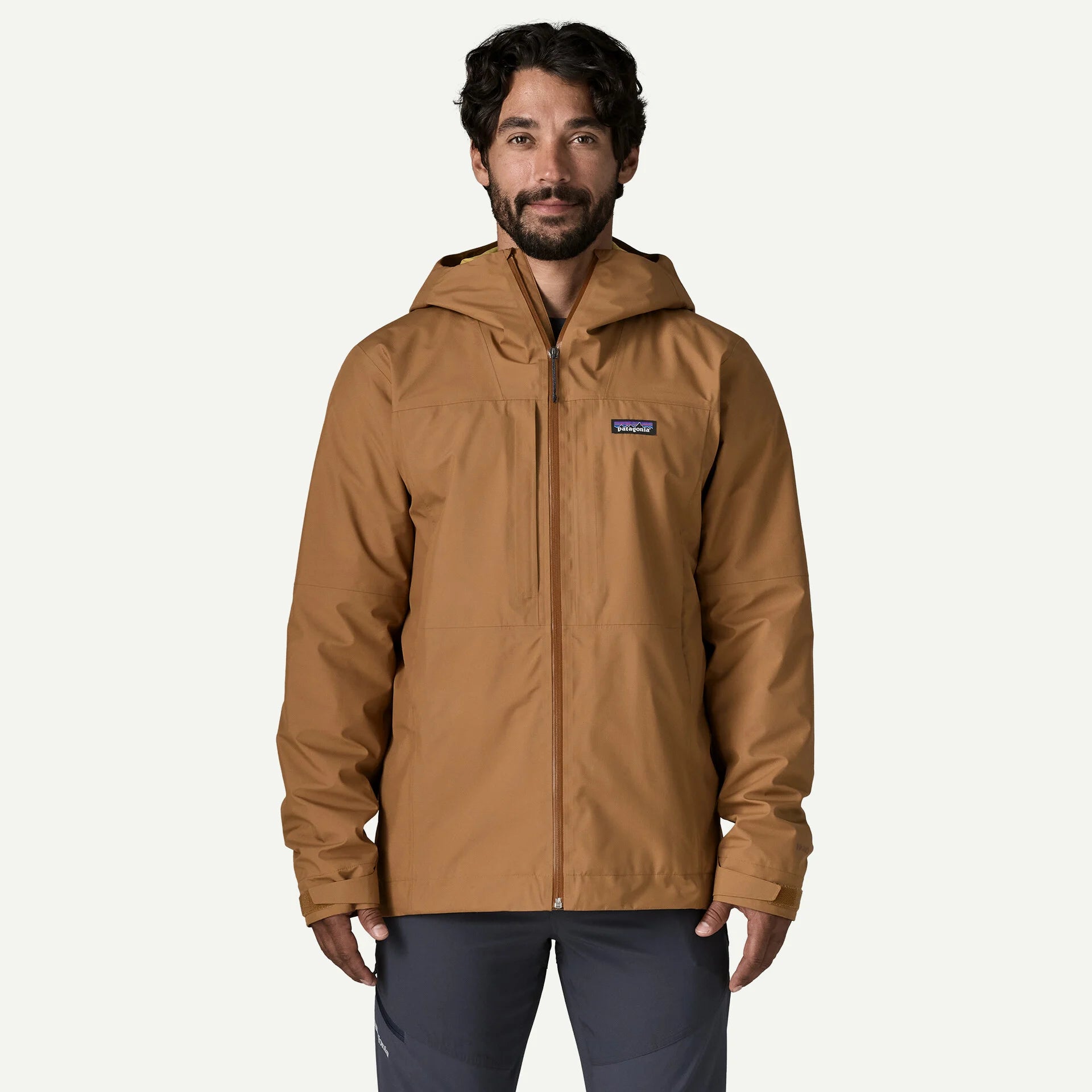 Patagonia Men's Insulated Boulder Fork Rain Jacket-Deer Brown-Killington Sports