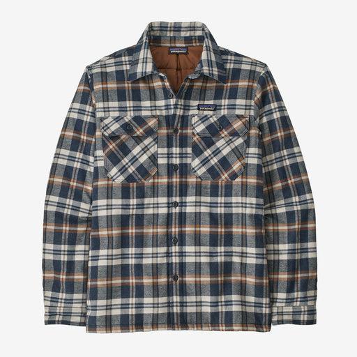Patagonia Men's Insulated Organic Cotton Midweight Fjord Flannel Shirt-Fields: New Navy-Killington Sports