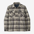 Patagonia Men's Insulated Organic Cotton Midweight Fjord Flannel Shirt-Ice Caps: Smolder Blue-Killington Sports