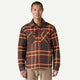 Patagonia Men's Lightweight Insulated Fjord Flannel Shirt-Ashore: Ink Black-Killington Sports