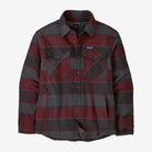 Patagonia Men's Lightweight Insulated Fjord Flannel Shirt-William: Ink Black-Killington Sports