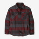 Patagonia Men's Lightweight Insulated Fjord Flannel Shirt-William: Ink Black-Killington Sports