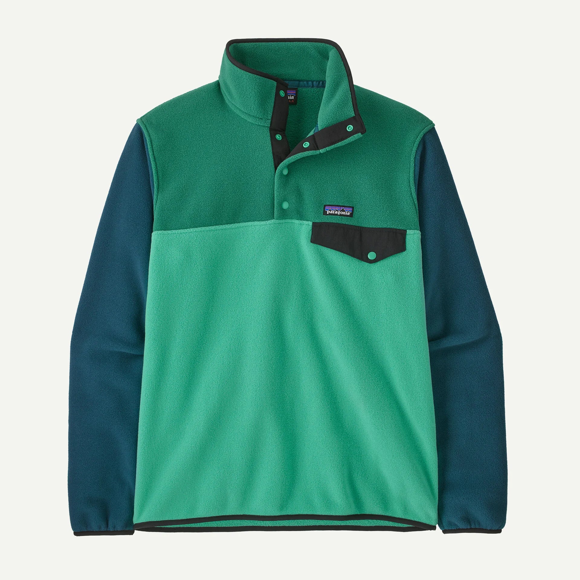 Patagonia Men's Lightweight Synchilla® Snap-T® Fleece Pullover-Aqua Stone-Killington Sports