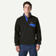 Patagonia Men's Lightweight Synchilla® Snap-T® Fleece Pullover-Black w/P6 Blue-Killington Sports